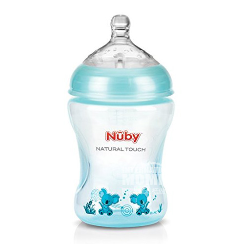 Nuby Botol PP mulut lebar susu alami Amerika 240ml 0 bulan atau lebih Versi luar negeri