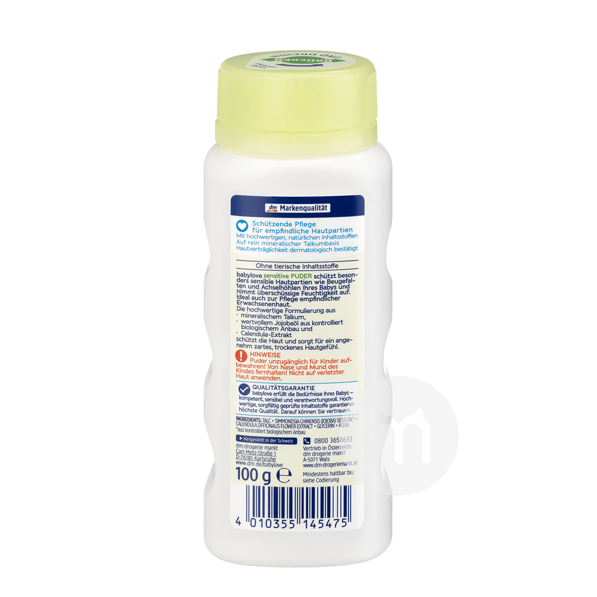 Babylove German Baby Skin Care Powder Versi Luar Negeri