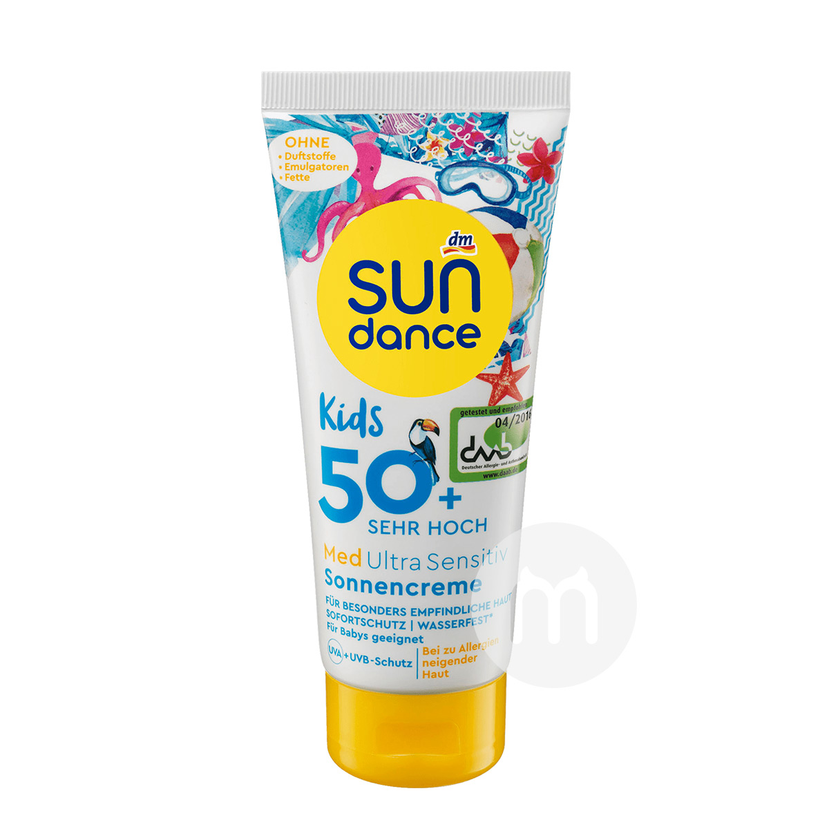 SUNDANCE German SUNDANCE bayi dan anak-anak muda efek penuh anti-alergi organik tabir surya LSF50 di luar negeri