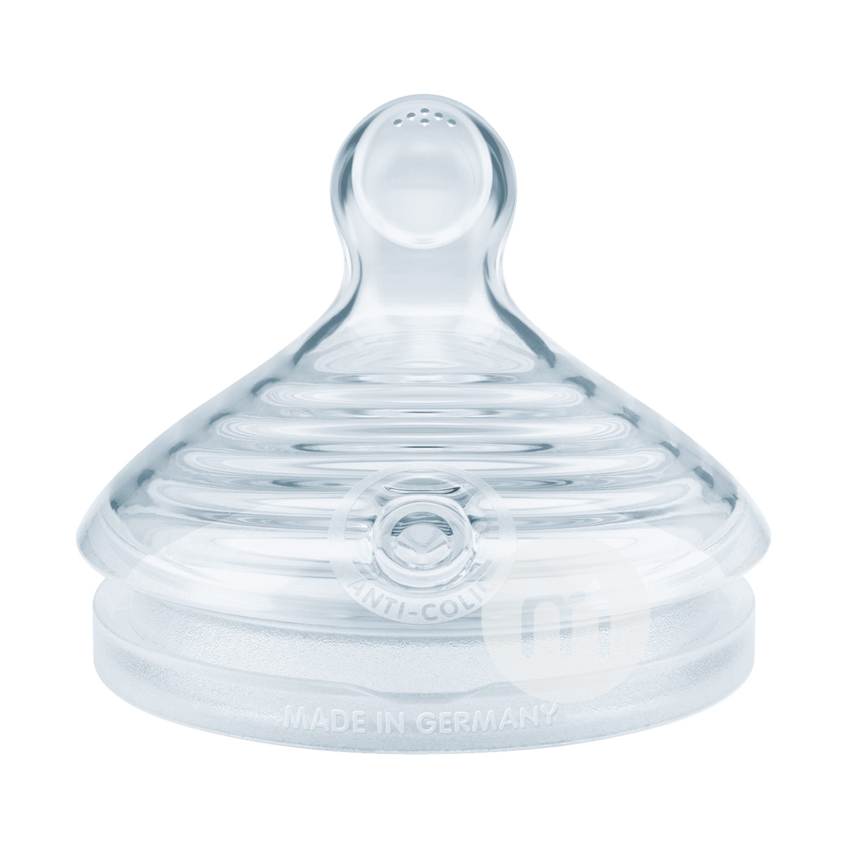 NUK Jerman NUK ultra-lebar botol susu kaca silikon puting 240ml 0-6 bulan putih versi luar negeri