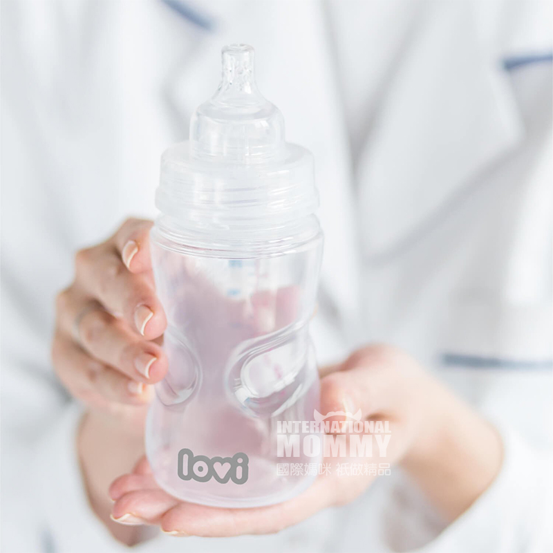 Lovi Polandia kaliber lebar PA botol susu dinamis 330ml versi luar negeri selama 3 bulan