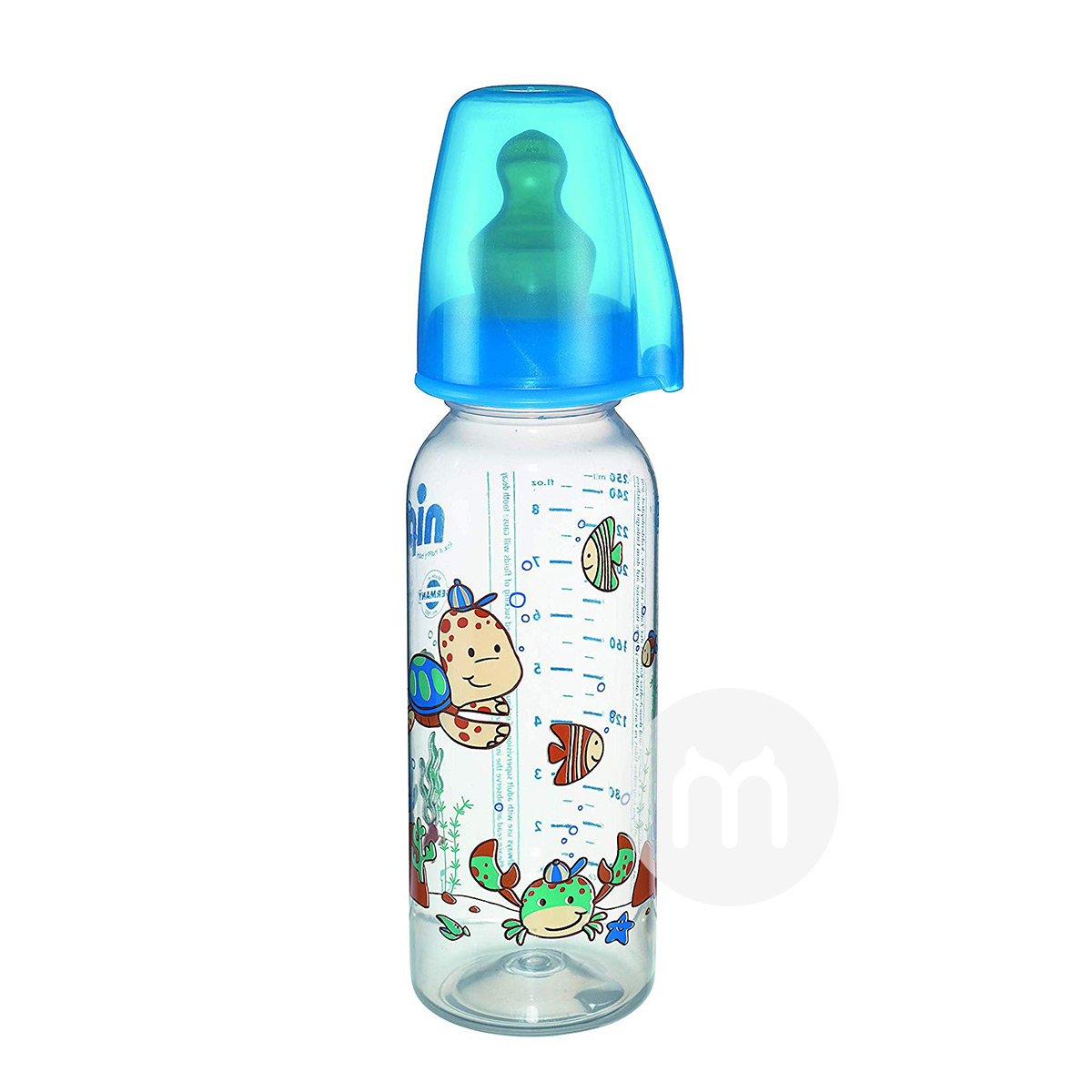 Nip Jerman standar kaliber botol susu puting PP 250ml 5-18 bulan di luar negeri