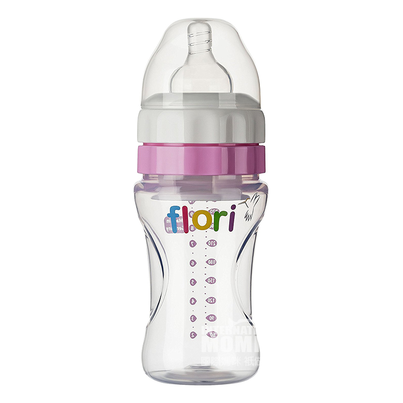 Flori Jerman Flori bayi anti-perut kembung kaliber susu botol 300 ml full stage luar negeri versi luar negeri