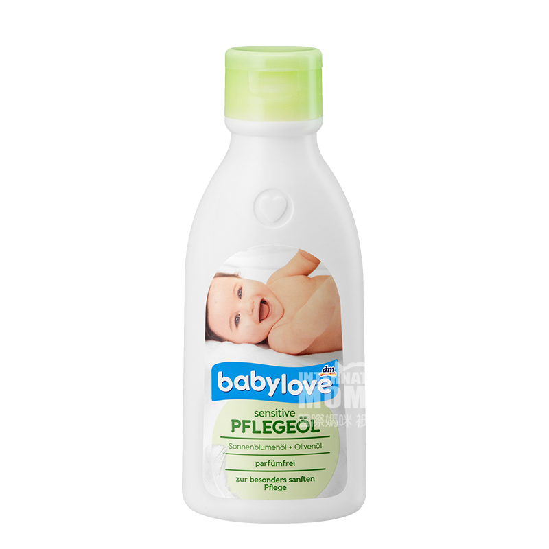 Babylove German massage oil versi bebas bayi dan anak di luar negeri