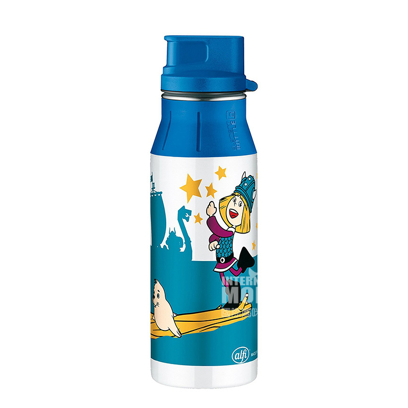 Alfi Kartun Jerman Anak-anak Stainless Steel Cup 0.6L Versi Luar Negeri
