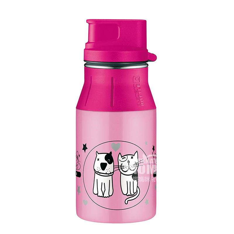 Alfi German Cup Stainless Steel Anak Kartun Kucing dan Anjing 0.4L Versi Luar Negeri