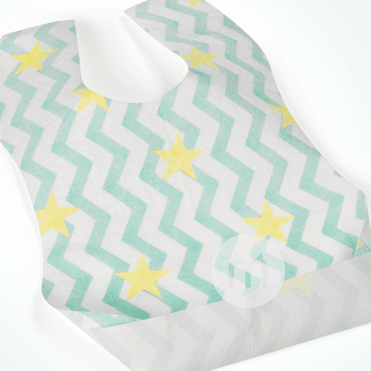 Babylove German Baby Disposable Bib 12 Pack Versi Luar Negeri