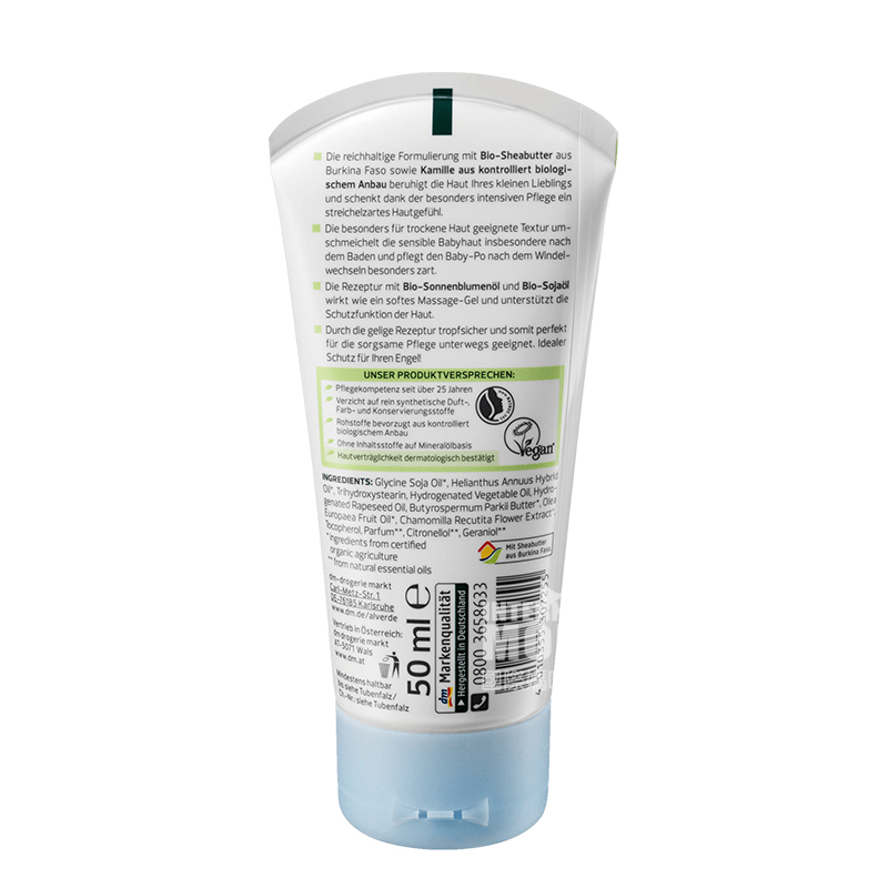 Alverde German Organic Alpukat Chamomile Baby Oil Gel Versi Luar Negeri