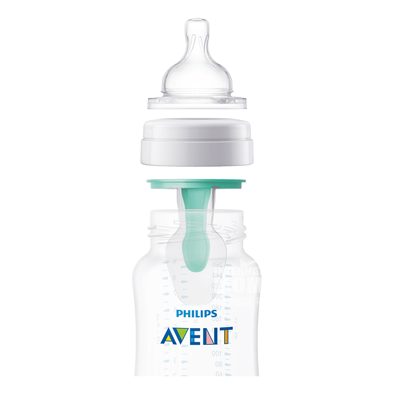 PHILIPS AVENT Botol plastik anti-kembung bayi botol mulut lebar Inggris 125ml 0 bulan atau lebih Versi luar negeri
