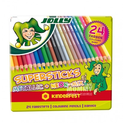 pensil warna hexagonal JOLLY Austria JOLLY anak 24 warna edisi luar negeri