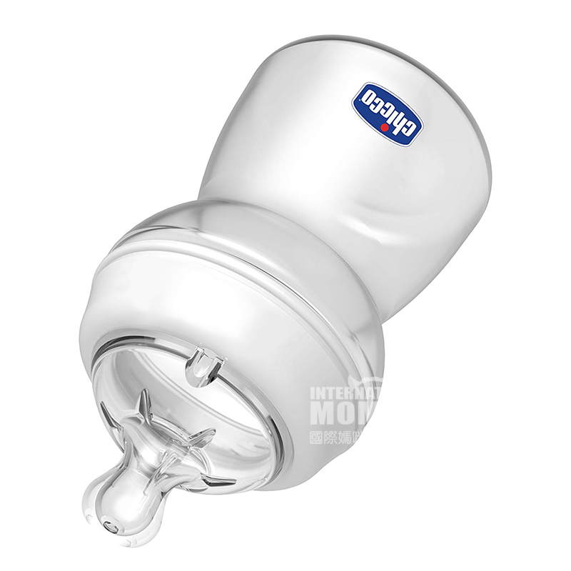 Chicco Italia bayi bionik ibu alami merasa kaliber silikon puting susu botol PP lebar 250 ml lebih dari 2 bulan versi lu