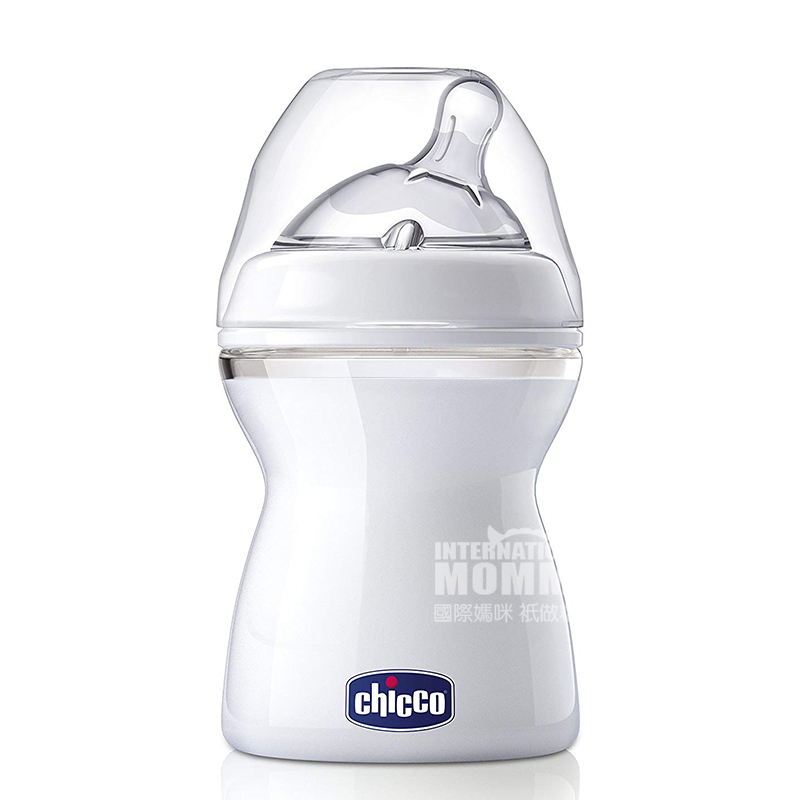 Chicco Italia bayi bionik ibu alami merasa kaliber silikon puting susu botol PP lebar 250 ml lebih dari 2 bulan versi lu