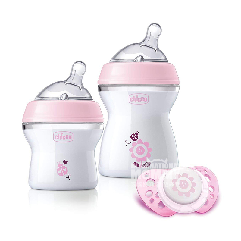 Chicco Italia botol bionik ibu alami bayi tiga botol bayi neonatal yang ditetapkan lebih dari 0 bulan