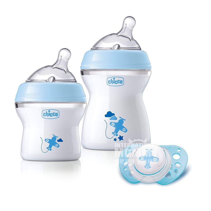 Chicco Italia botol bionik ibu alami bayi tiga botol bayi neonatal yang ditetapkan lebih dari 0 bulan
