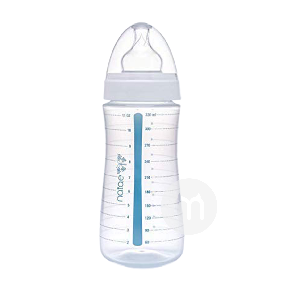 Natae France Natae Wide Mouth Silicone Dot Botol PP 2 Paket Versi Luar Negeri