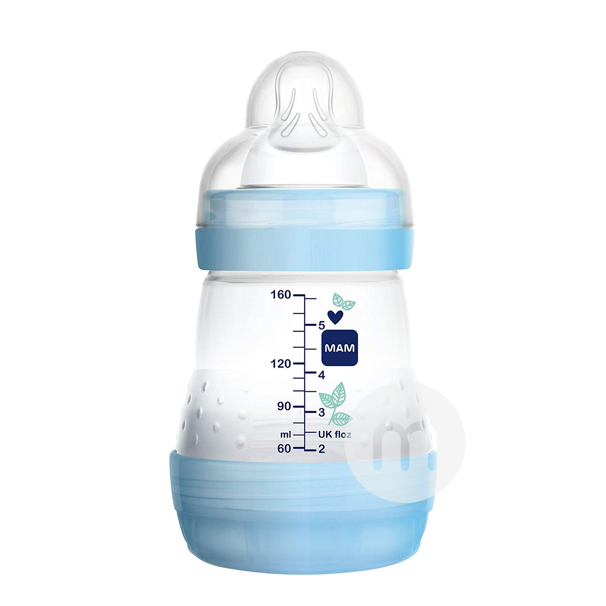 MAM Austria MAM anti-perut kembung botol plastik mulut lebar 160ml tiga bungkus versi luar negeri
