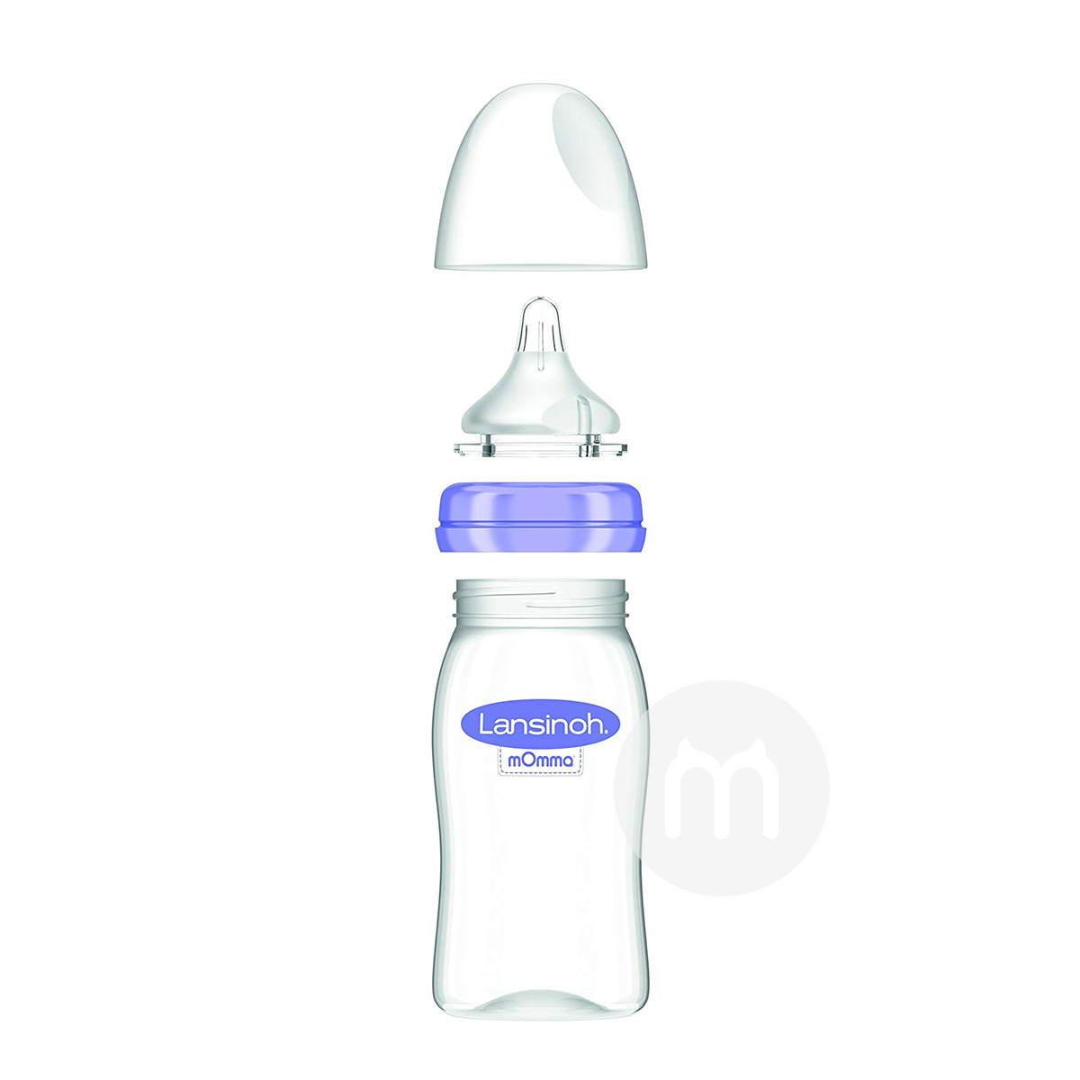 Lansinoh Amerika berkaliber kaliber anti perut kembung botol bayi empat paket 160 ml untuk lebih dari 1 bulan Versi luar