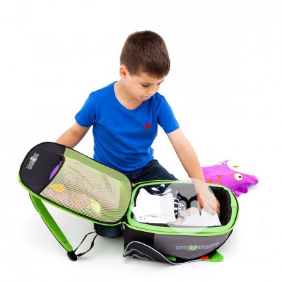 Trunki British Trunki ransel anak-anak jenis portabel kursi keselamatan mobil tambahan meningkat versi bantal luar neger