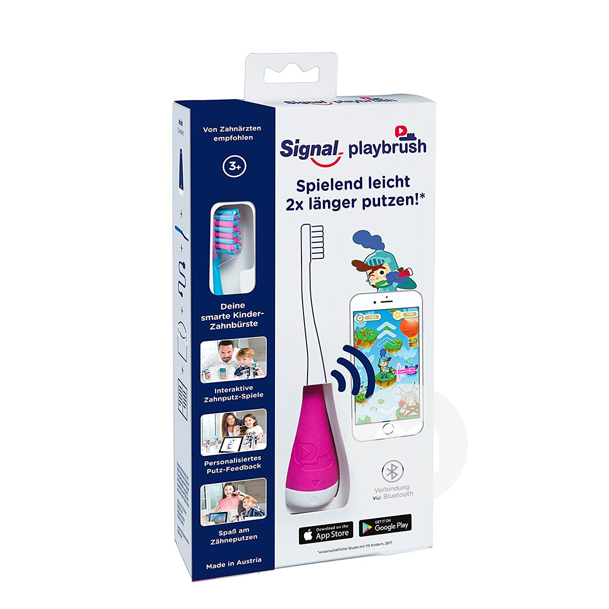 Playbrush British Playbrush Cerdas Anak-Anak Sikat Gigi Versi Luar Negeri