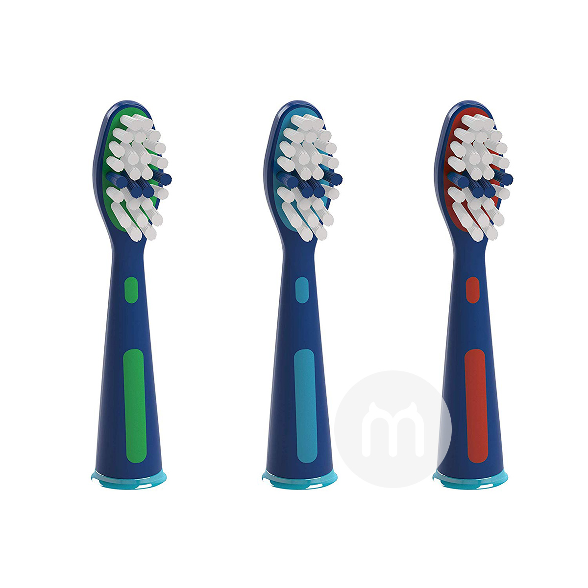 Playbrush British Playbrush Anak Smart Electric Sonic Sikat Gigi Penggantian Kepala Sikat 2 Pack Versi Luar Negeri