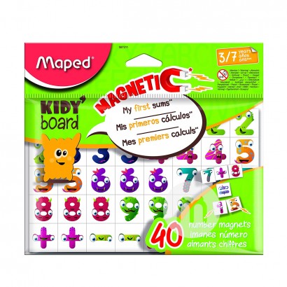Maped French Fun Magic Magnetic Sticker Digital Papan Tulis Edisi Luar Negeri