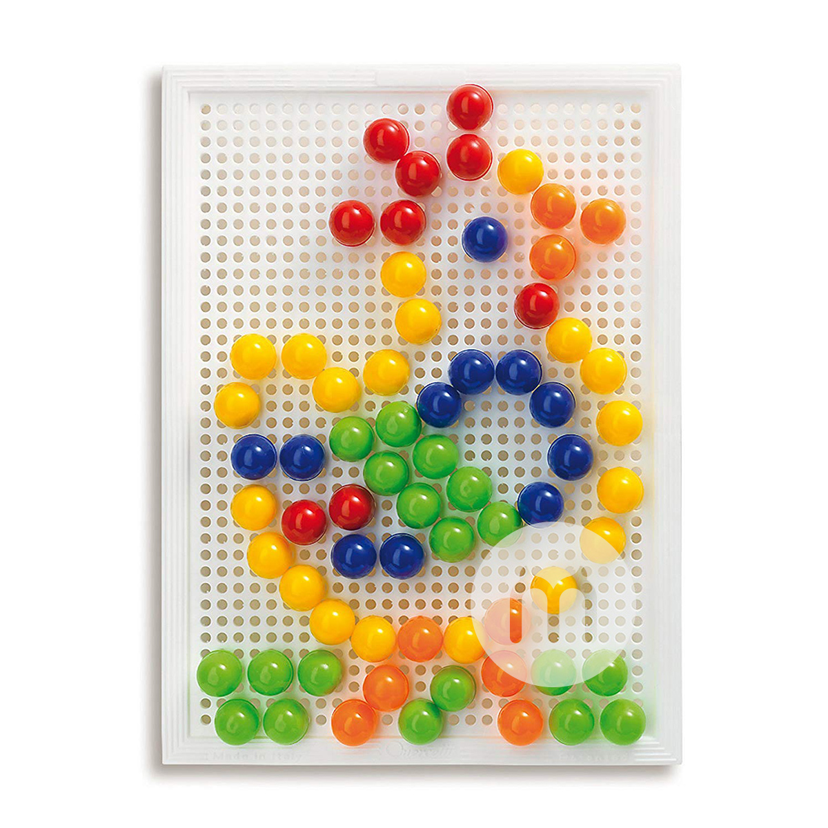 mainan puzzle kuku jamur anak-anak Italia Quercetti versi 0923 di luar negeri