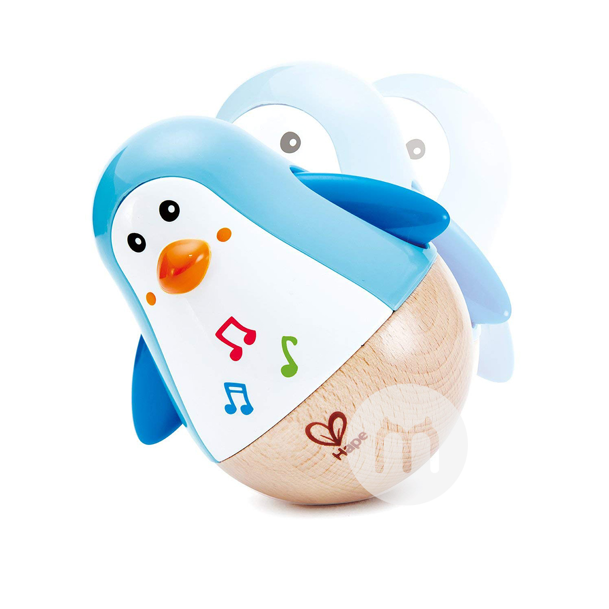 Hape Jerman Hape Musik Penguin Tumbler Mainan Versi Luar Negeri