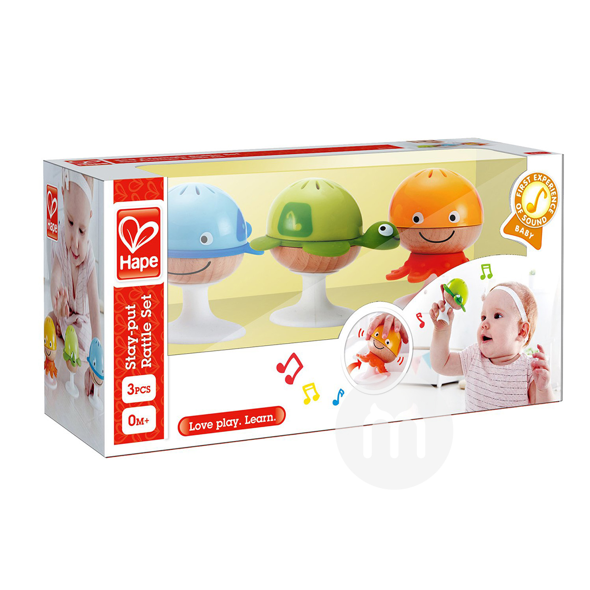 Hape Jerman Hape pengisap hewan laut kelompok sandbell bayi versi luar negeri