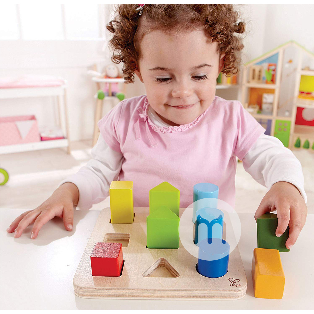 Hape Jerman Hape Gradien Pingle Kayu Bayi Pendidikan Mainan Pembelajaran Awal Versi Luar Negeri