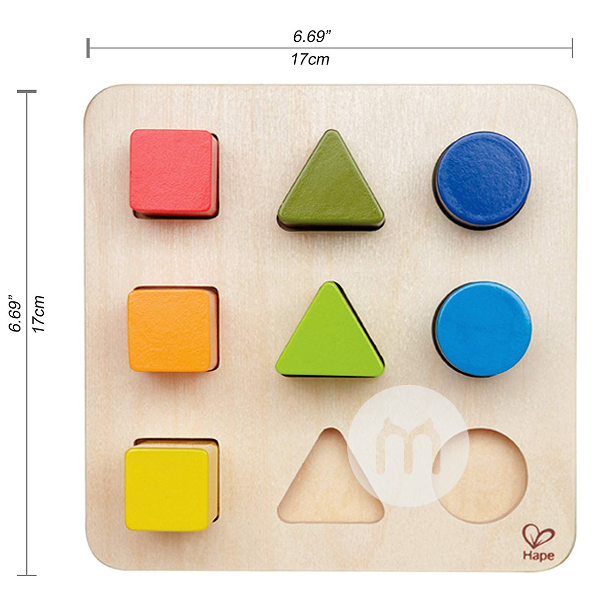 Hape Jerman Hape Gradien Pingle Kayu Bayi Pendidikan Mainan Pembelajaran Awal Versi Luar Negeri