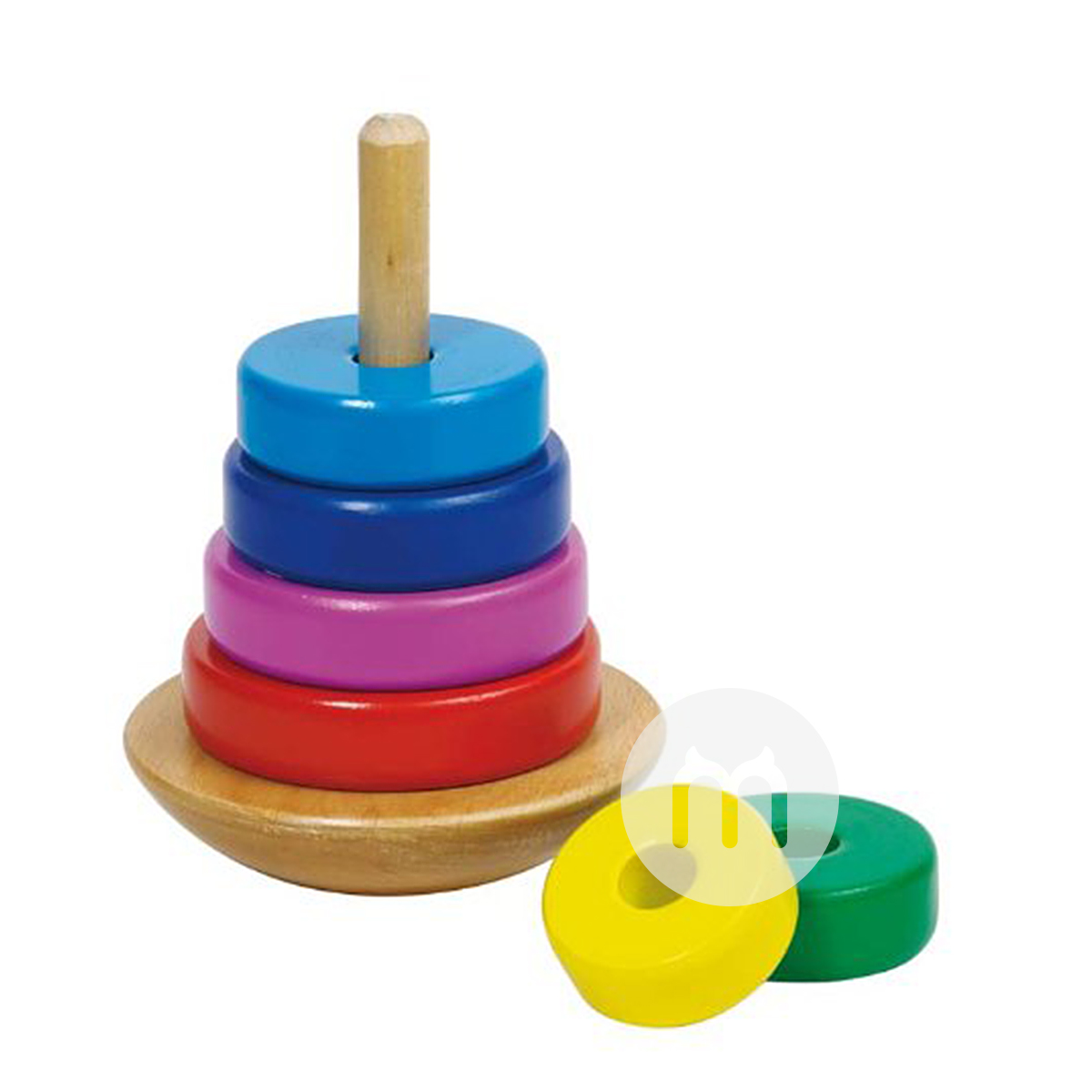 goki Menara tumpukan mainan bayi goki Jerman versi luar negeri