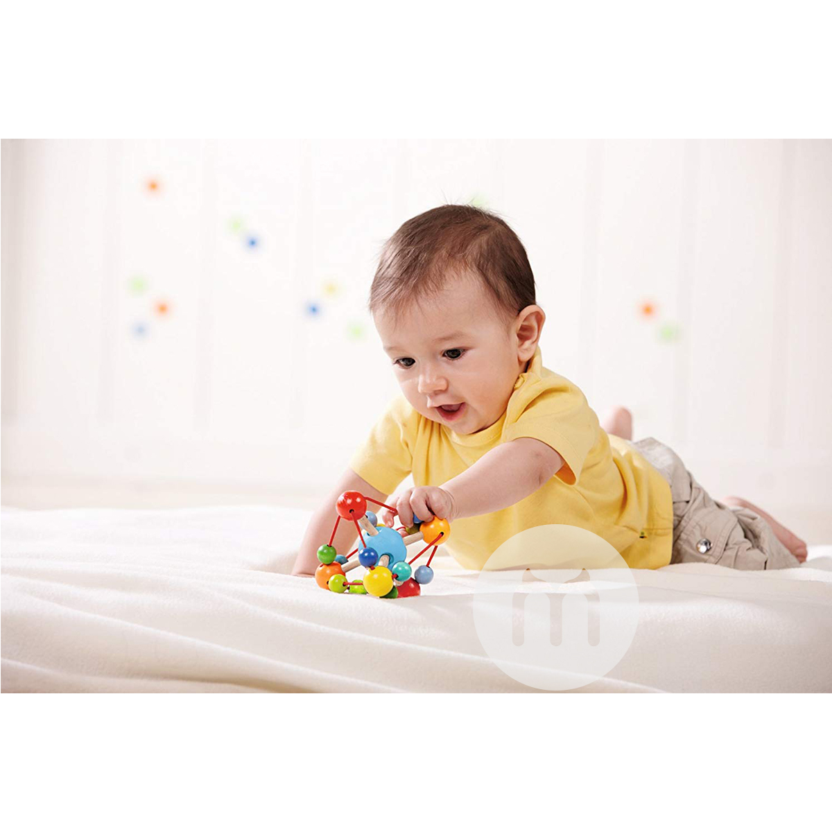 HABA Jerman HABA Baby Wooden Beaded Toy Versi Luar Negeri