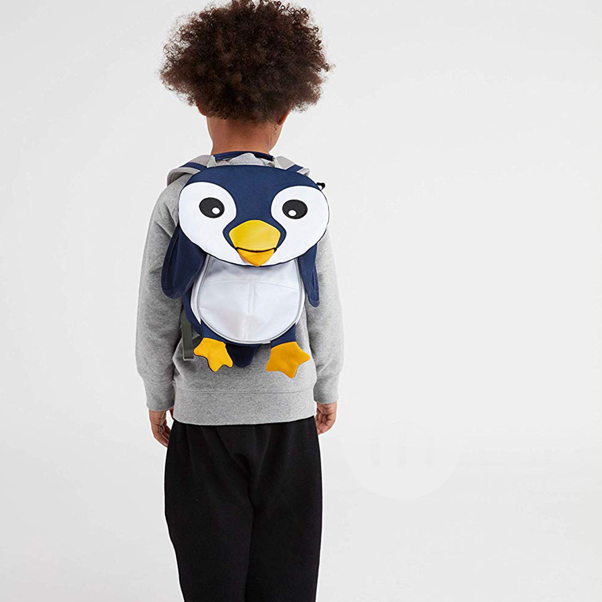 Affenzahn Jerman Affenzahn lucu hewan penguin biru anak-anak TK ransel versi luar negeri 1-3 tahun