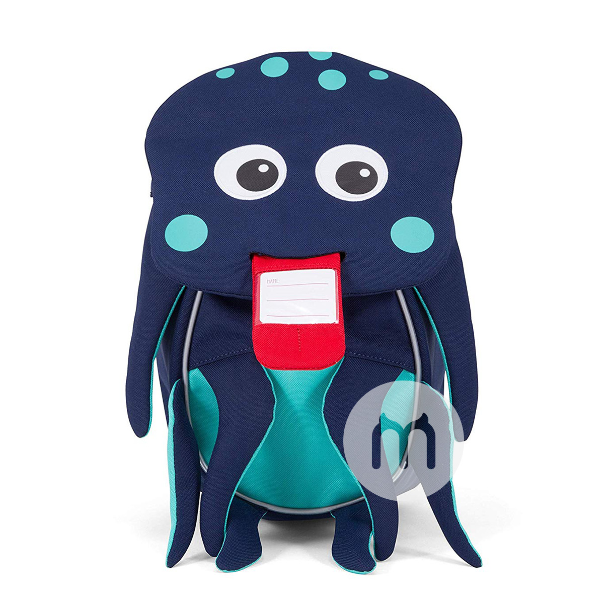 Affenzahn Jerman Affenzahn binatang lucu gurita biru anak-anak TK ransel versi luar negeri 1-3 tahun