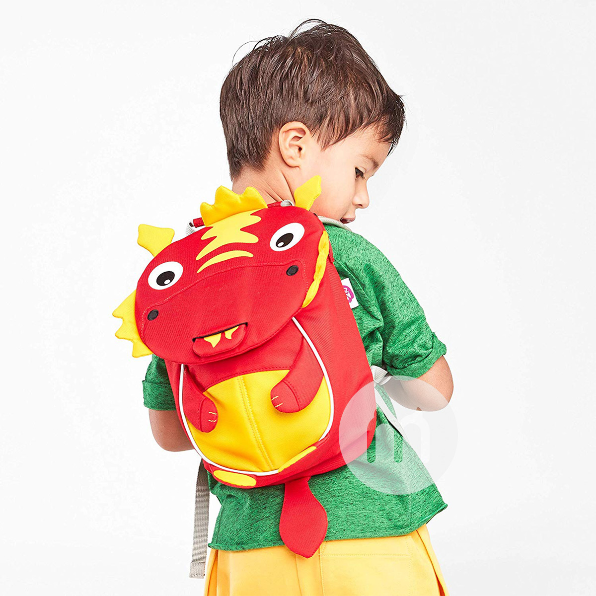 Affenzahn Jerman Affenzahn binatang lucu dinosaurus merah TK anak-anak ransel 1-3 tahun versi luar negeri