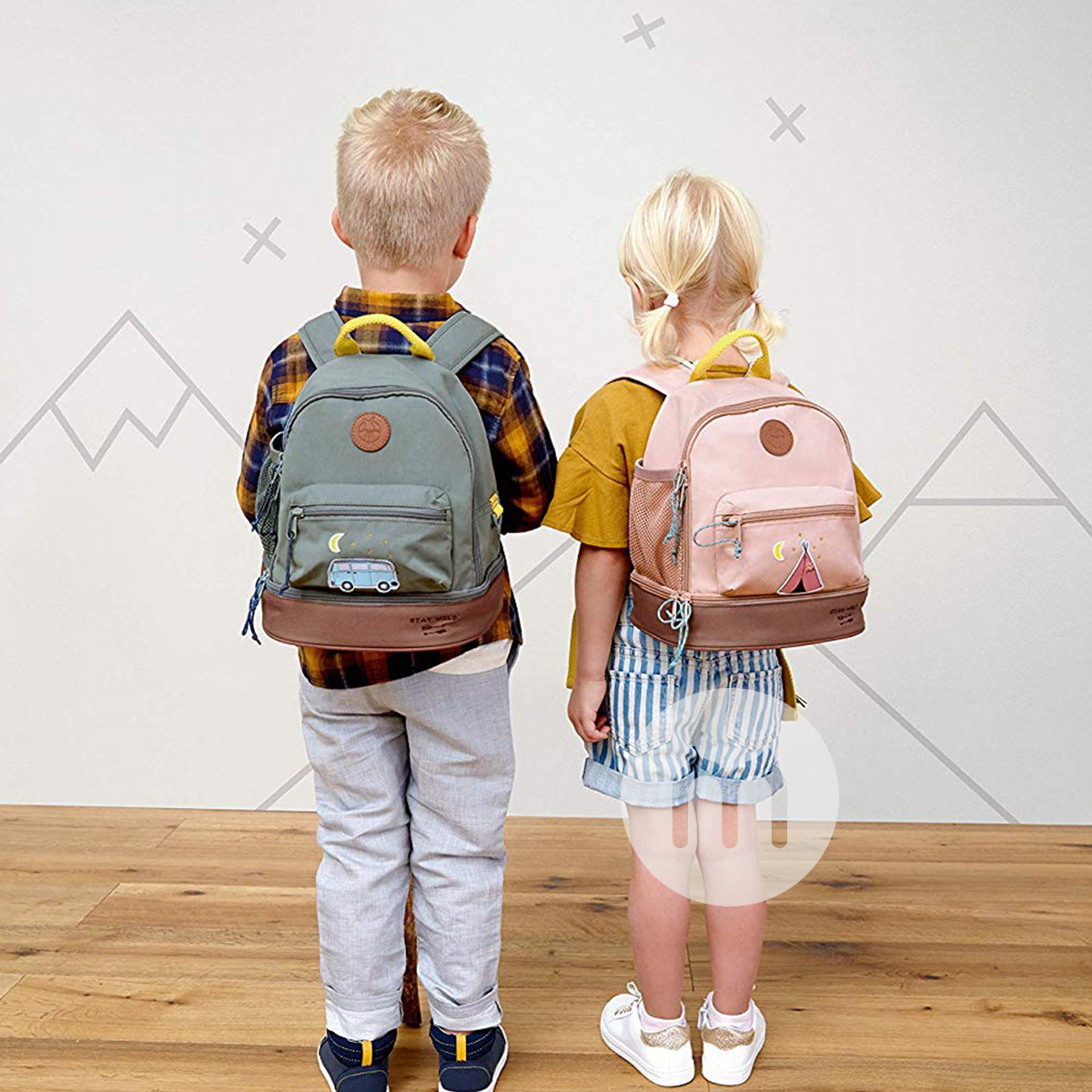 Lassig Jerman Lassig tenda petualangan TK anak-anak ransel versi luar negeri