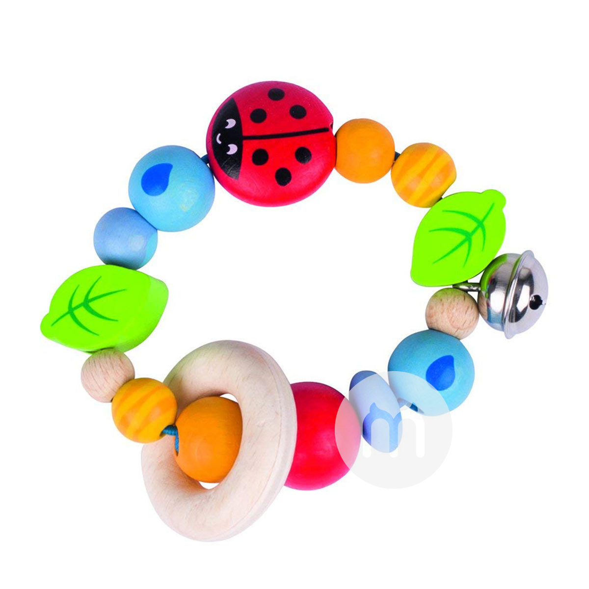 Heimess Jerman Ladybug Baby Rattle Cincin Tangan Heimess Versi Luar Negeri
