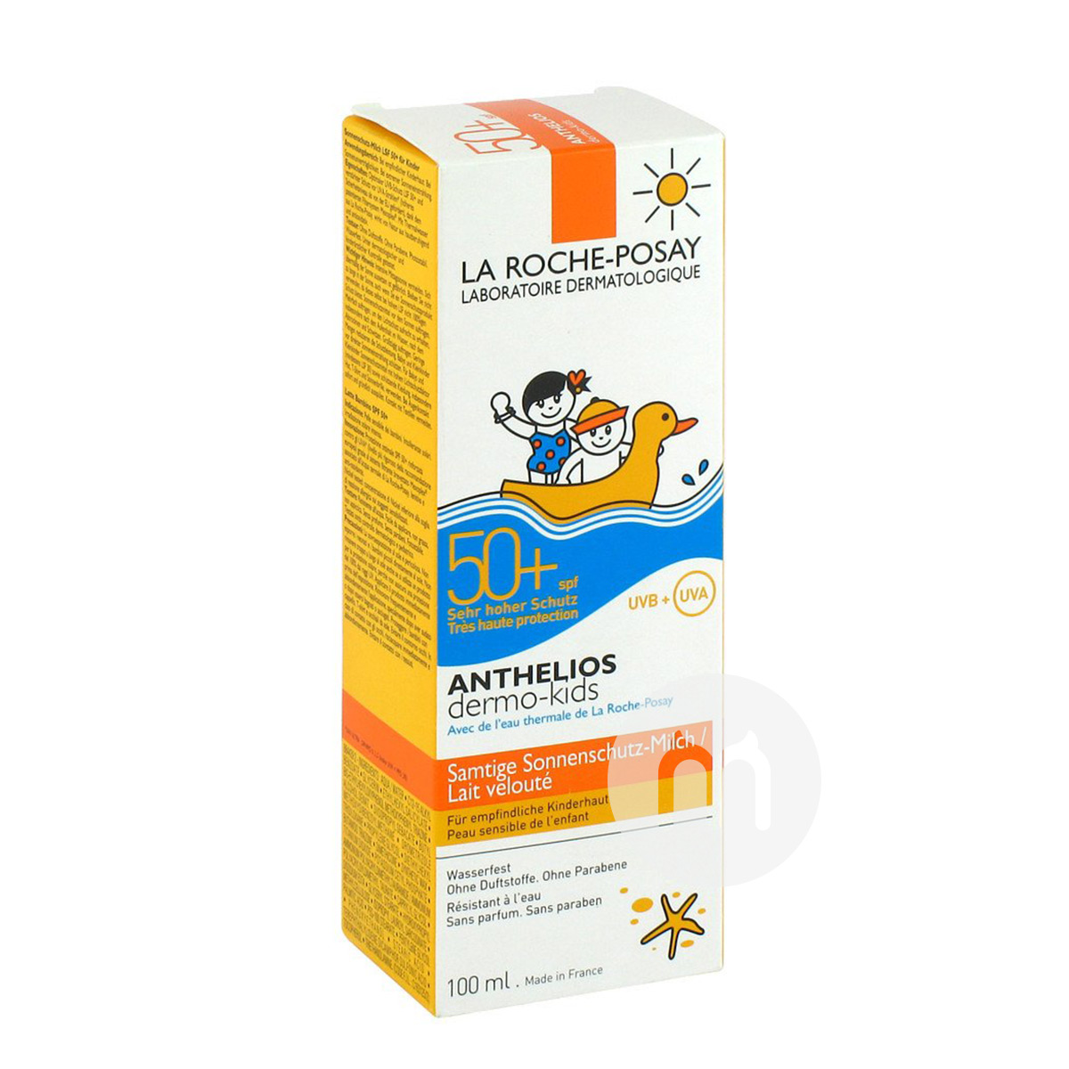 LA ROCHE-POSAY Anak sensitif Perancis tabir surya tahan air 100ml SPF50 + versi luar negeri