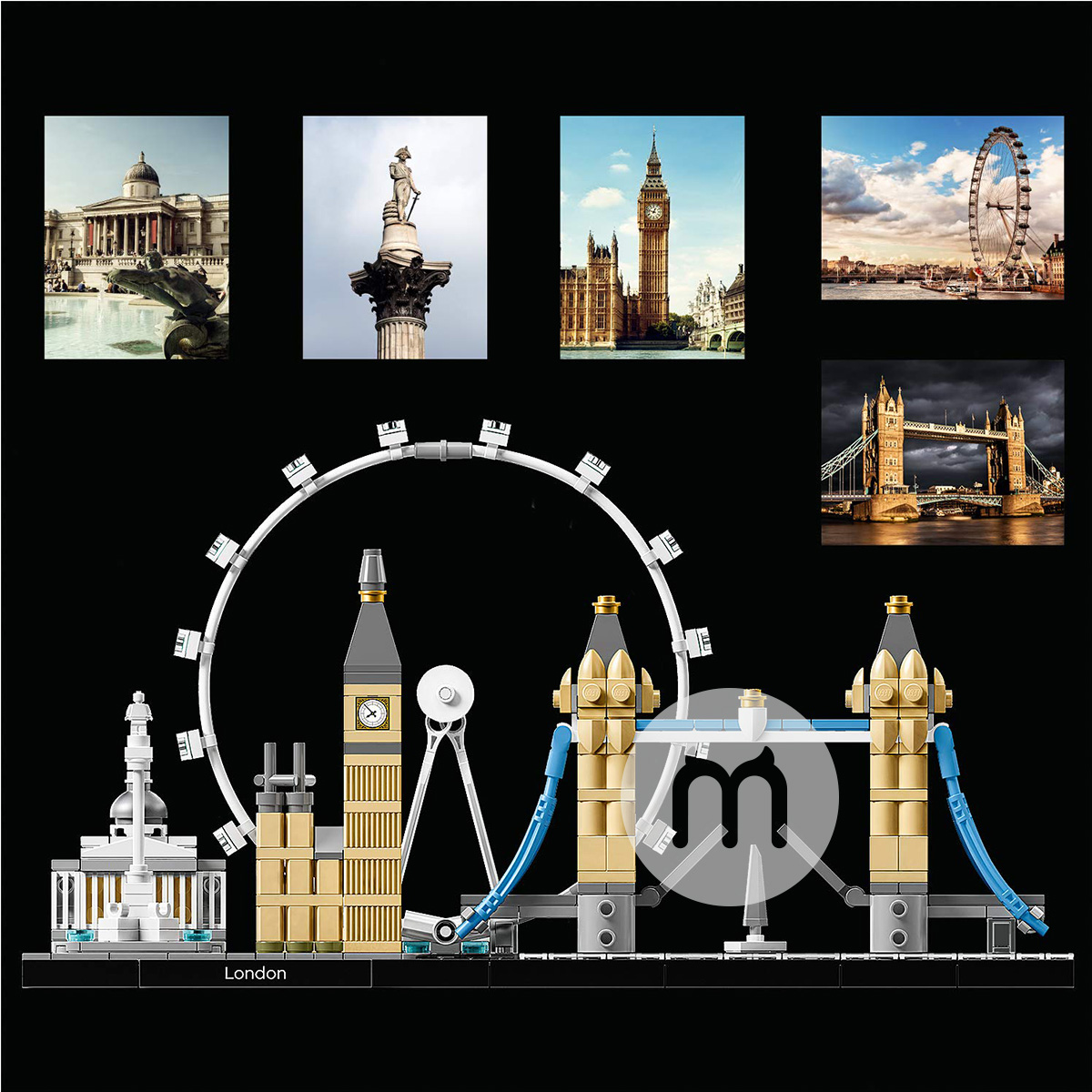 Seri Arsitektur Denmark LEGO 21034 London Edisi Luar Negeri