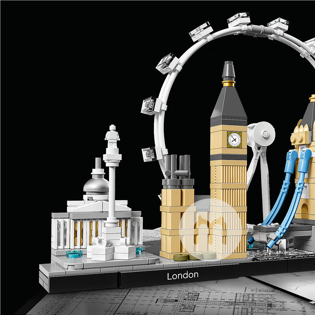 Seri Arsitektur Denmark LEGO 21034 London Edisi Luar Negeri