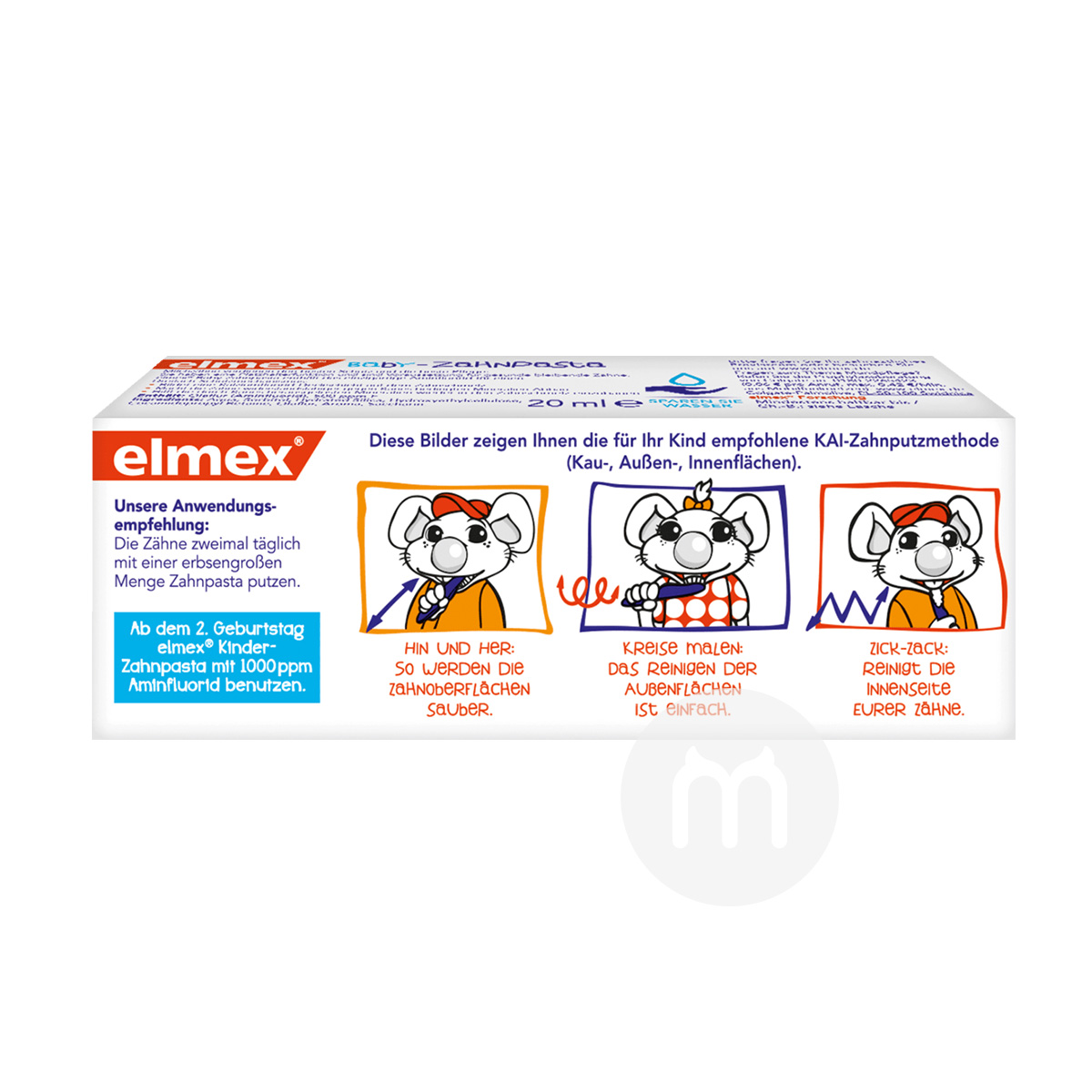 pasta gigi bayi Elmex Jerman versi 0-2 tahun di luar negeri