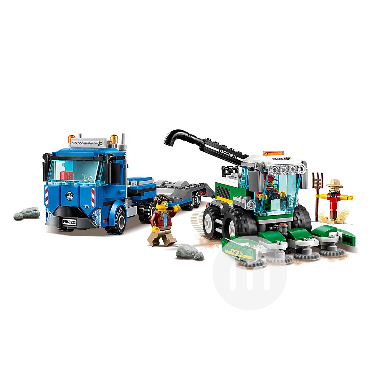 LEGO Transporter Seri Harvester Kota Denmark 60223 Edisi Luar Negeri