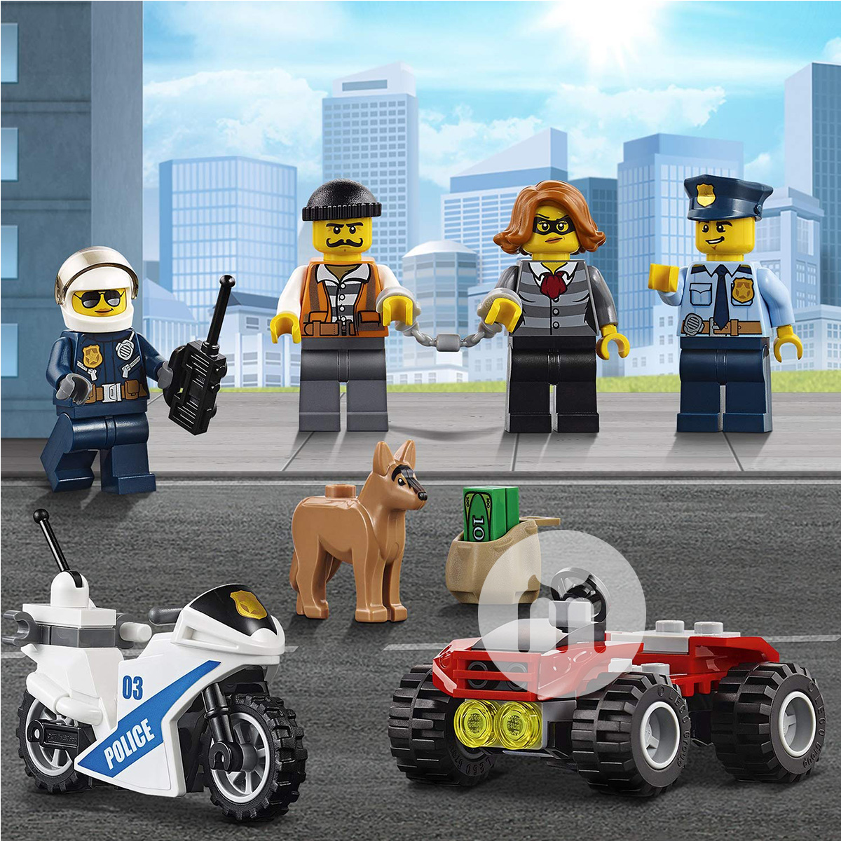 Pusat Komando Mobile Seri Kota Denmark LEGO 60139 Edisi Luar Negeri