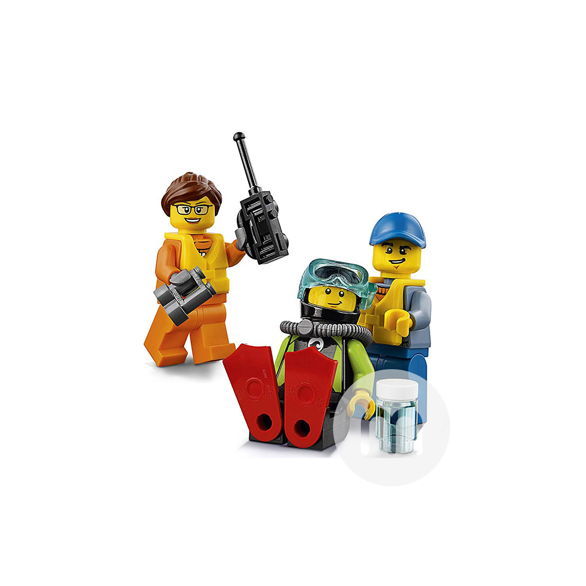 LEGO Seri Denmark City Seri SUV Lifeboat 60165 Edisi Luar Negeri