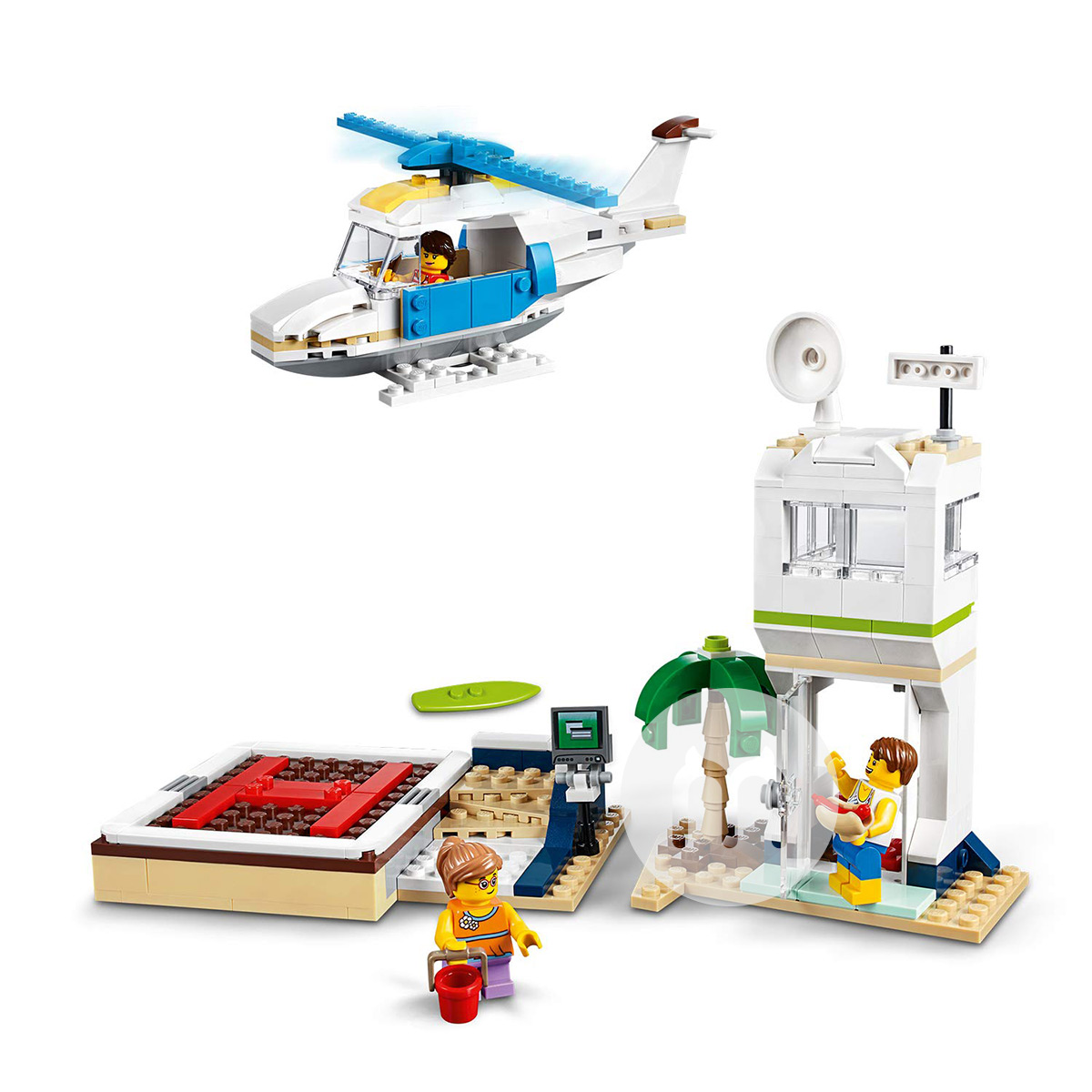 Seri LEGO Danish Creator Series Adventure Yacht 31083 Edisi Luar Negeri