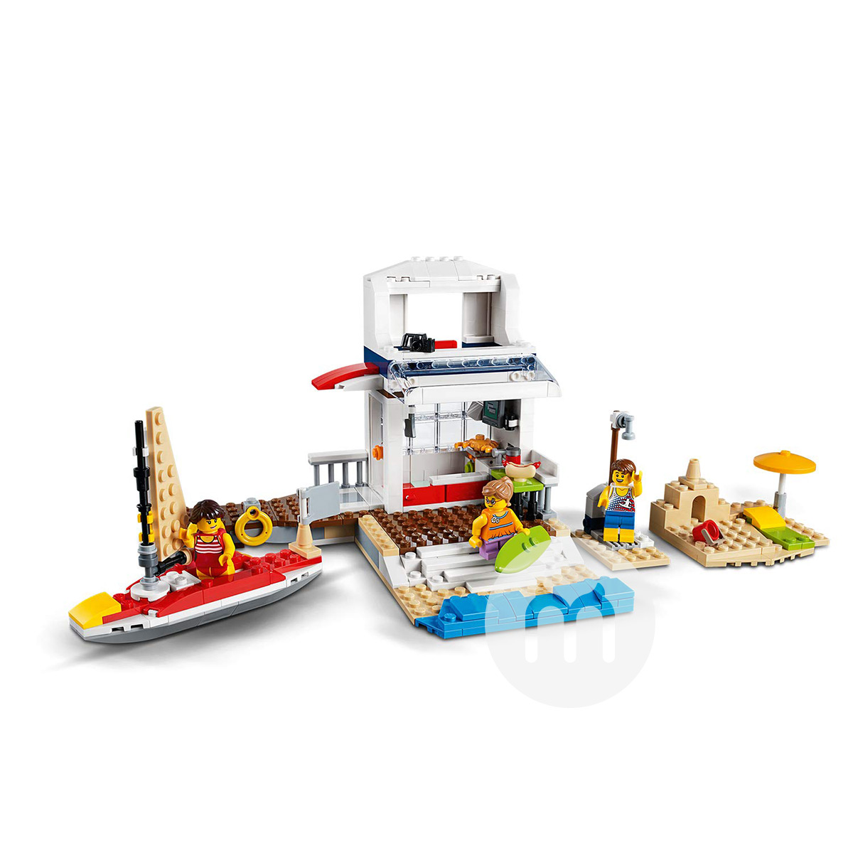 Seri LEGO Danish Creator Series Adventure Yacht 31083 Edisi Luar Negeri