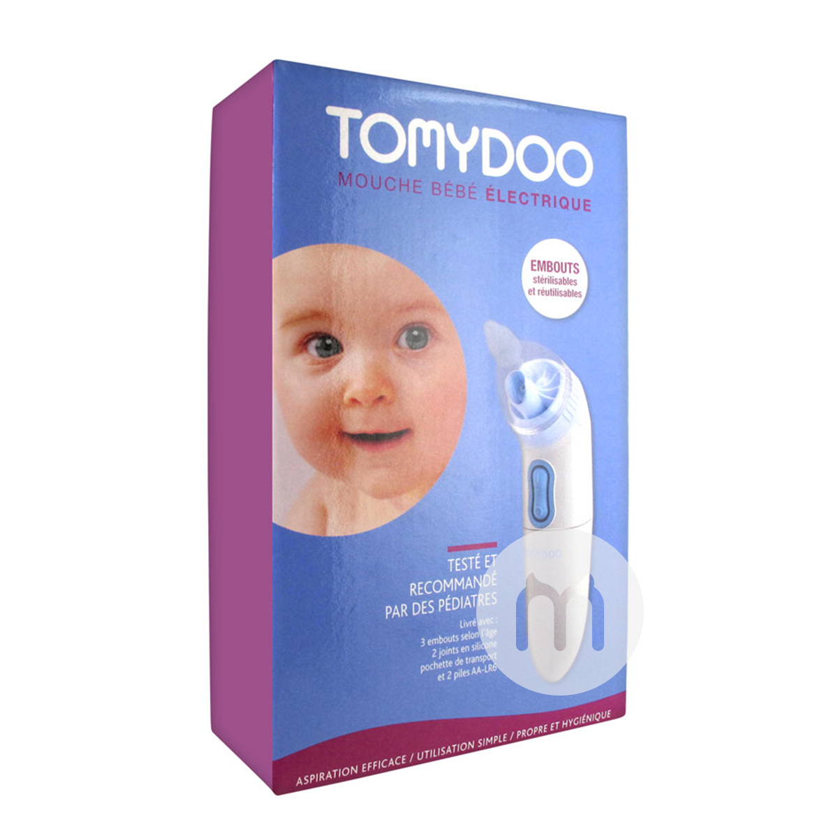 [2 pieces] Tomydoo Germany Tomydoo baby nasal aspirator listrik + aksesoris versi luar negeri