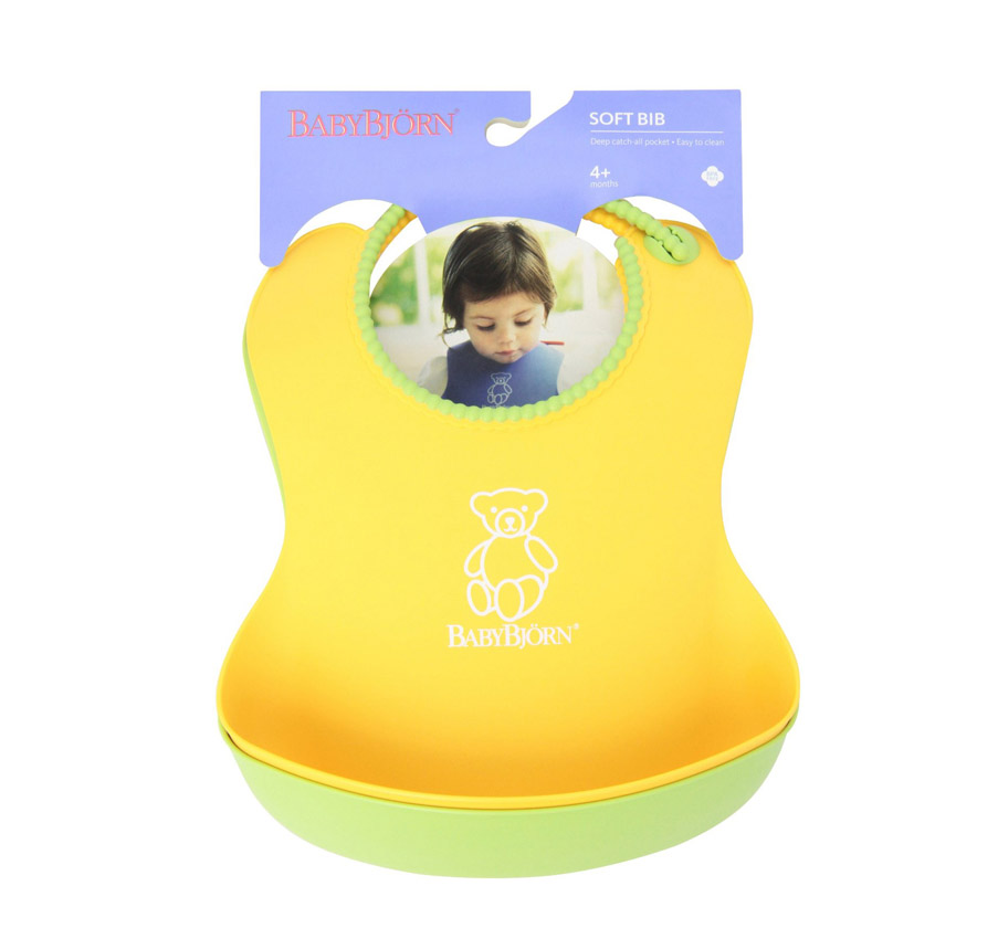 BABY BJORN Amerika tahan air bib / bib dua paket versi luar negeri