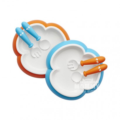 BAYI BJORN Piring Makan Sendok Garpu Amerika 2 Set Versi Luar Negeri