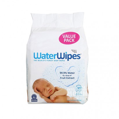Waterwipes Tisu Bayi Bebas Aditif Irlandia 240 Tablet Versi Luar Neger...